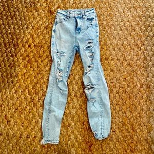 American Eagle Stretch Ripped Jeans